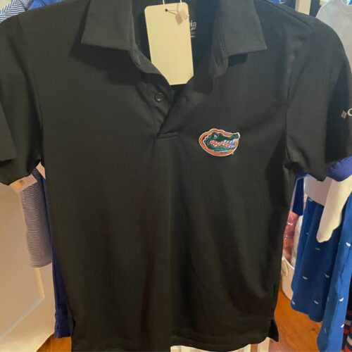 Black Florida Gator Polo