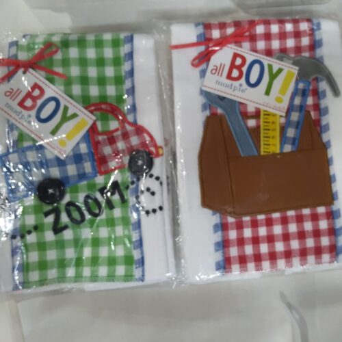 All Boy Mudpie Burp Cloths