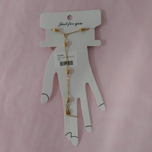 Bead Hand Chain- GOLD