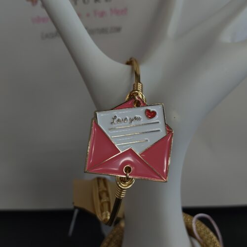 Love You Letter Bangle-Roomy Fit