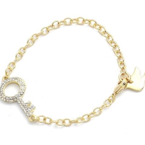 Avery's Crystal Key Bracelet