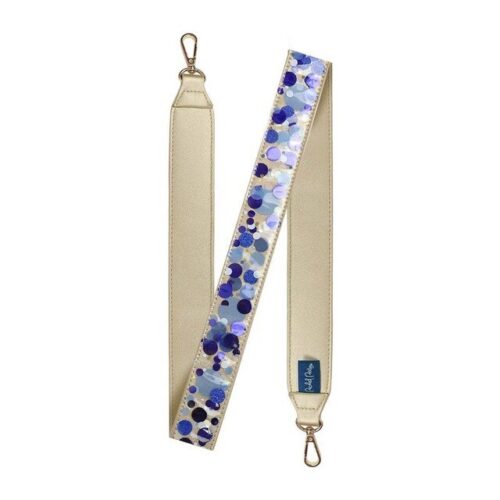 True Blue Confetti Removable Purse Strap Attachment