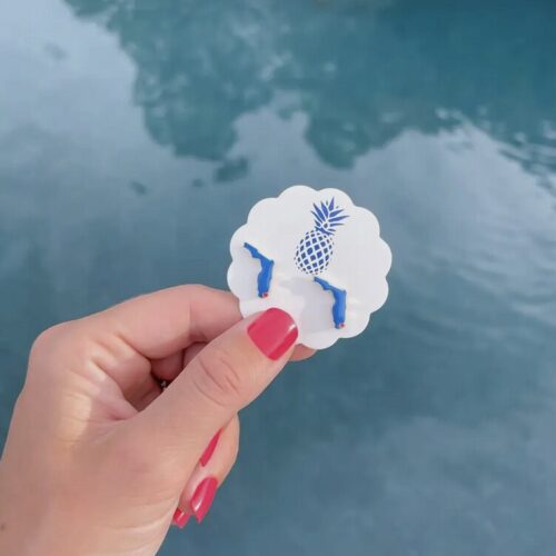 State of Florida Signature Enamel Stud Earrings