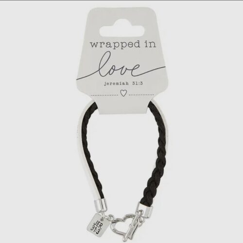 Wrapped In Love Heart Clasp - Jeremiah 31:3