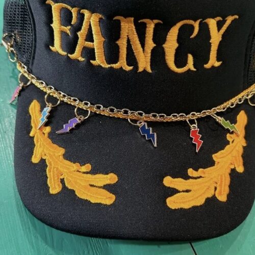 Trucker Hat Chain- Lightening Bolts