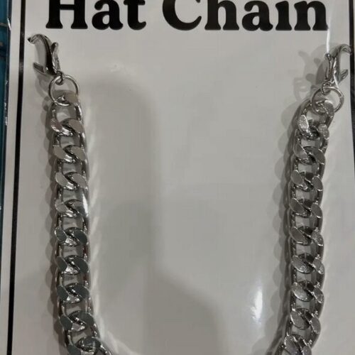 Trucker Hat Chain- Black Aluminum Chain