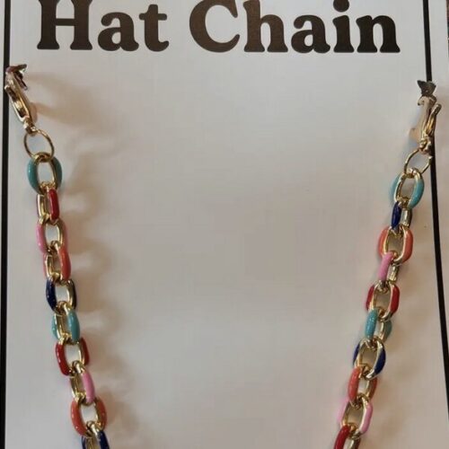 Trucker Hat Chain- Chunky Rainbow