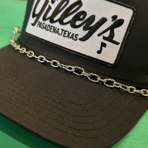 Twisted Links Trucker Hat Chain- Silver