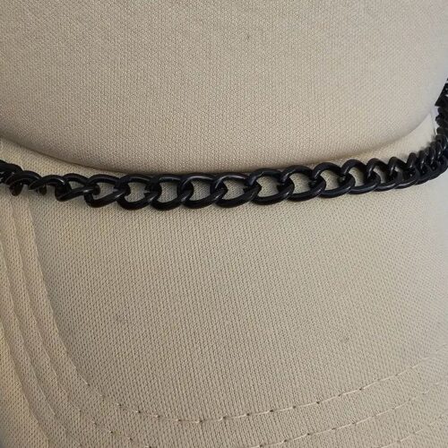 Trucker Hat Chain- MEDIUM BLACK