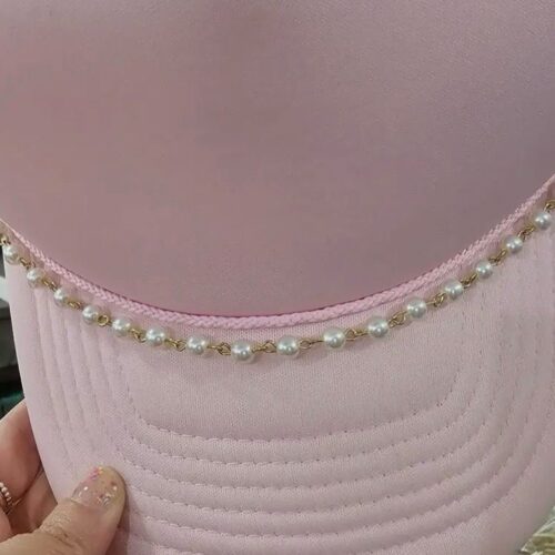 Trucker Hat Chain- SMALL PEARL