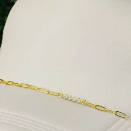 Trucker Hat Diamond Bar Chain