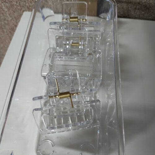 Clear Mini Hair Clips