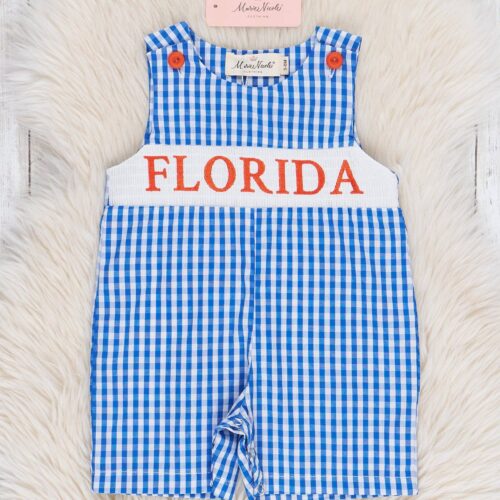 Florida Smocked Gingham Johnny
