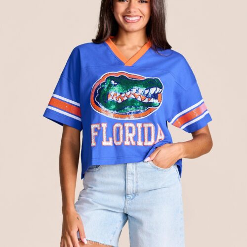 The Blitz Sequin Jersey Tee | Florida