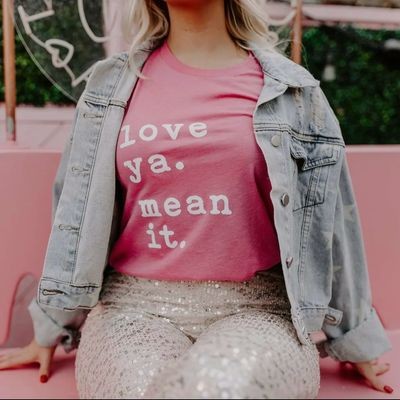 Love Ya Mean It Funny Valentine's Shirt, Valentine's Shirt