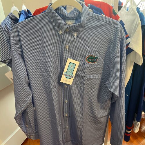Florida Gators Embroidered Royal Short Sleeve Polo Shirt (NEW)