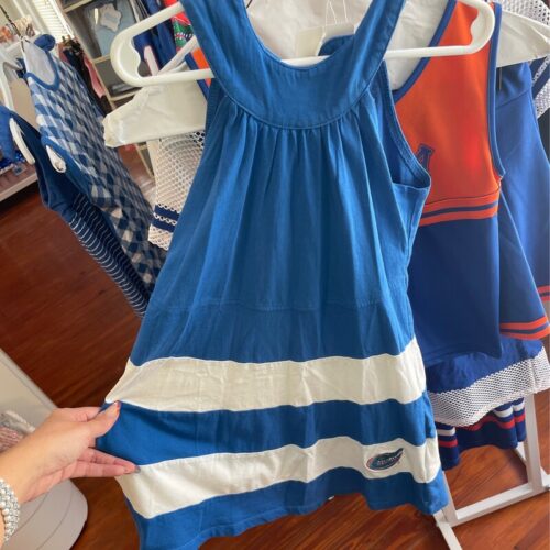 Gator Blue/White Gator Dress