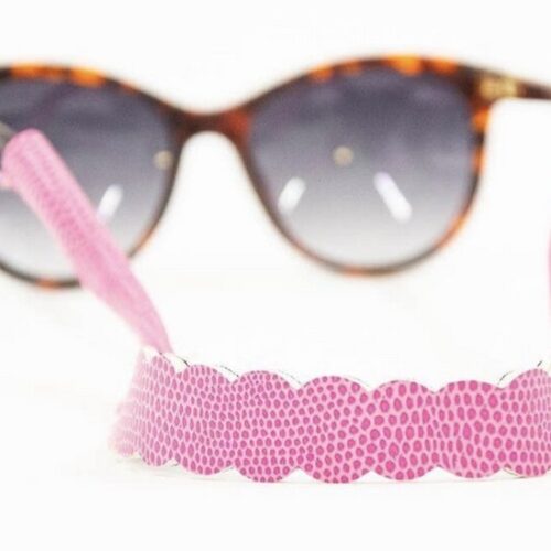 Lizard Scallop Sunglass Straps