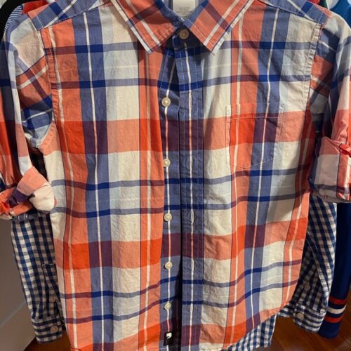 Orange & Blue Janie & Jack Long Sleeve