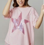 Sequin Star Patch Tee