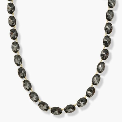She's a Gem Tennis Necklace Graphite