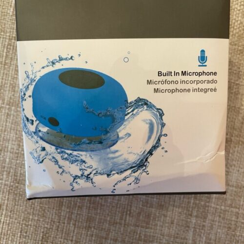 Splash Proof Bluetooth Speaker- Blue