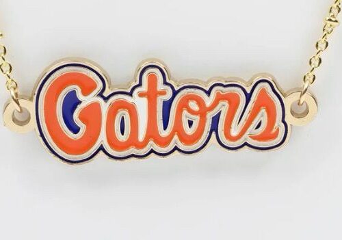 The Florida Gators Script Necklace