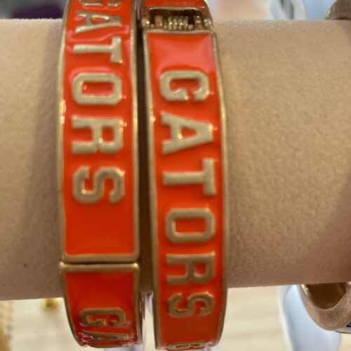 Florida Gators Enamel Hinge Bangle in Orange