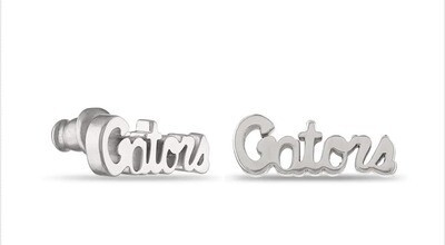 Florida Gators Script Stud Earrings