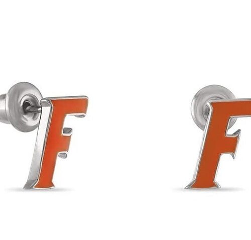 Stainless Steel (Florida) Earrings- Orange