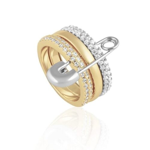 The Safety Lacy- Stacked Ring Set