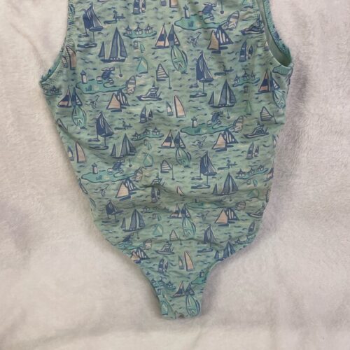Vineyard Vines Sailboats One Piece Bathing Suit Size Medium- 10/12