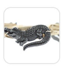 The Pewter Gator Bangle