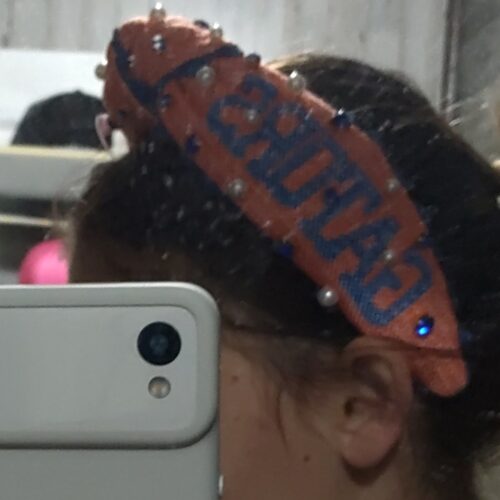 Adult Size Gators Cross Stitch Headband