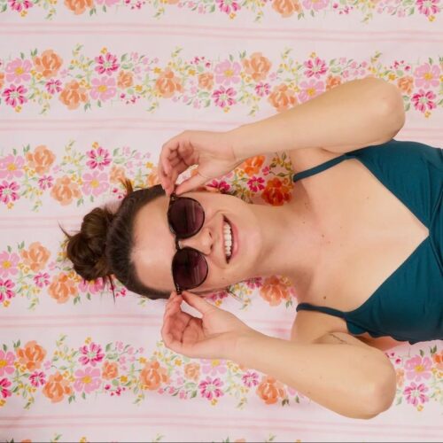 XI Quick-Dry Beach Towel-Petal Parade Pink