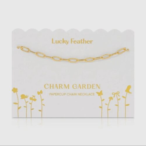 Charm Garden - Gold Paperclip Chain (18-20 in)