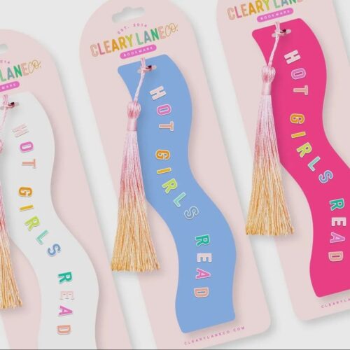 Hot Girls Read Bookmark- White