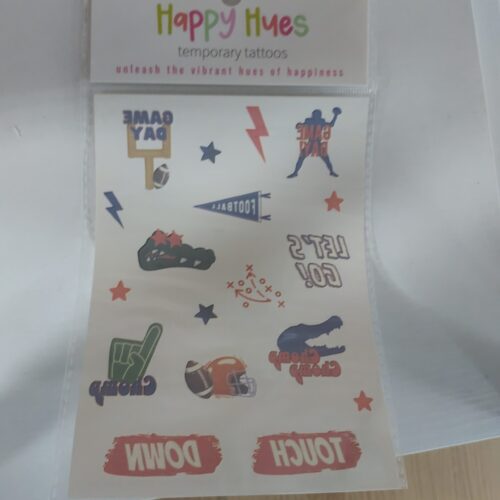 Alligator School Spirit Temporary Tattoos